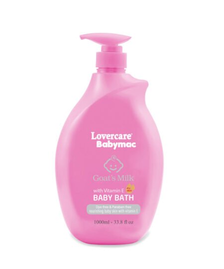 Lovercare Babymac Goat's Milk bath with Vitamin E 1L